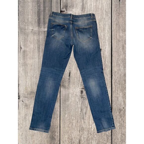 Hallhuber Distressed Denim Jeans Womens Size 32x29.5 - Picture 8 of 8